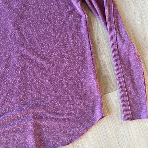 Evereve + Michael Stars Pink Mauve Sweater Tee XS - Picture 4 of 8